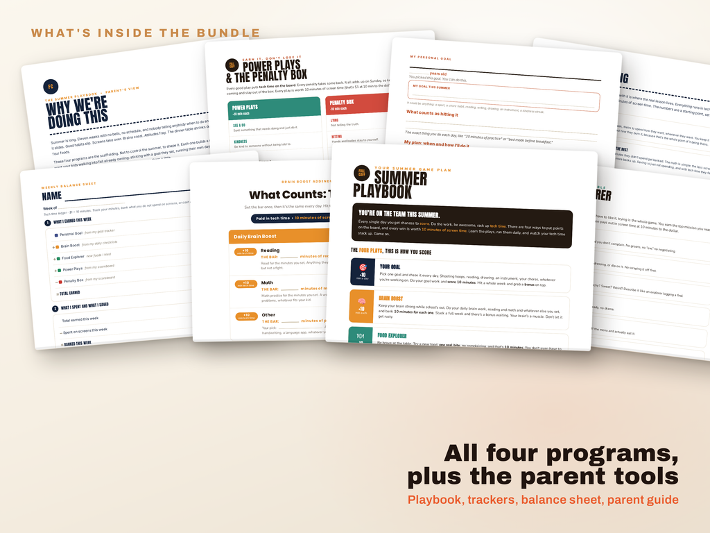 The Summer Playbook: Your Screen-Smart Summer System for Busy Families