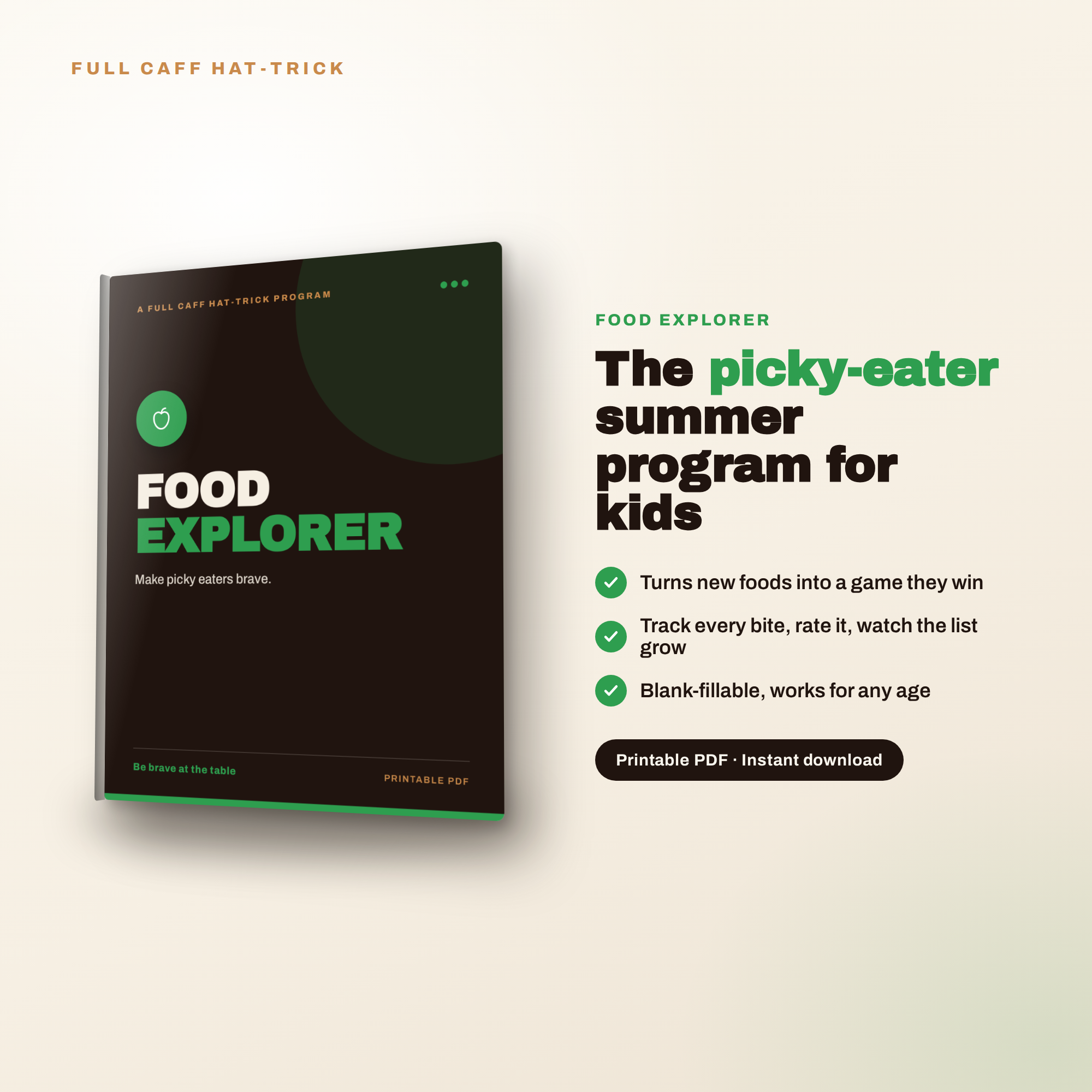 Food Explorer: The Picky Eater Summer Program for Kids